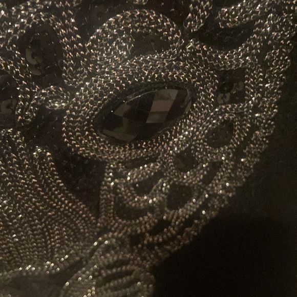 H&M Sequin Cougar Lion Face Sweater - Picture 7 of 8